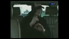 Michael Jackson dancing in the car