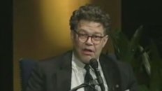 Ann Coulter and Al Franken at the Connecticut Forum