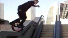 Unicycle Jump Fail