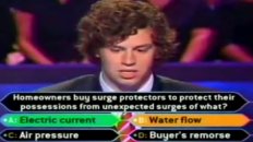 Who Wants to be a Millionaire - First Question FAIL