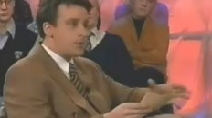 Live TV - Presenter in Fits of Giggles During Serious Interview