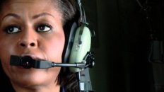 Michelle Obama in Haiti